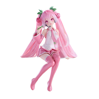 Hatsune Miku Sakura Miku 2024 Pearl Color Noodle Stopper Figur – 15 cm