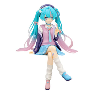 Hatsune Miku Love Blazer Navy Color Noodle Stopper PVC Staty - 14 cm