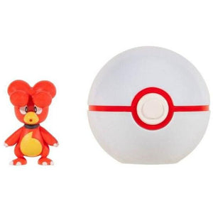 Pokémon Clip'n'Go Poké Balls Magby & Poké Ball