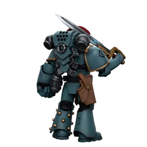 Warhammer MKIV Tactical Squad Sergeant with Power Fist Action Figure - 12 cm