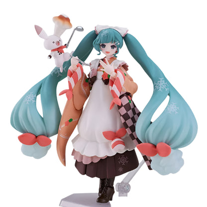 Hatsune Miku Snow Miku Winter Delicacy Figma Actionfigur - 14 cm