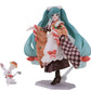 Hatsune Miku Snow Miku Winter Delicacy Figma Actionfigur - 14 cm