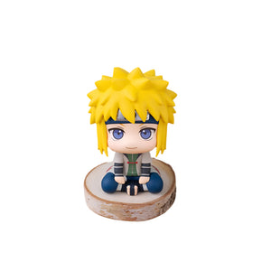 Naruto Shippuden Naruto Uzumaki Six Paths Sage Mode & Minato Namikaze Look Up PVC staty - 11cm