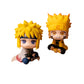 Naruto Shippuden Naruto Uzumaki Six Paths Sage Mode & Minato Namikaze Look Up PVC staty - 11cm