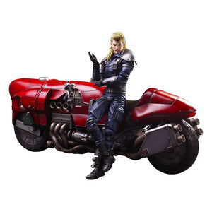 Final Fantasy VII Fordon Roche & Motorcykel Play Arts Kai Actionfigur