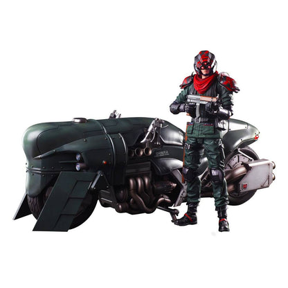 Final Fantasy VII Motorcykel Shinra Elite Security Officer Play Arts Kai Actionfigur