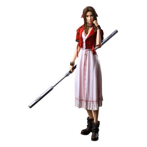 Final Fantasy VII Aerith Gainsborough Rebirth Play Arts KAI Actionfigur - 24 cm