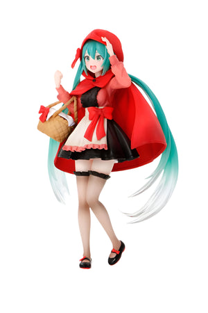 Hatsune Miku Lilla Rödluvan Wonderland PVC-Staty - 18 cm