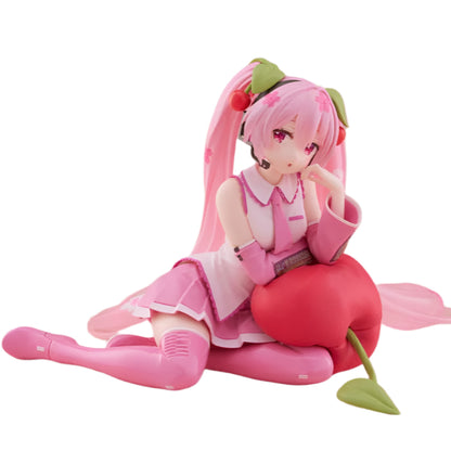 Hatsune Miku  Sakura Miku Cherry Cushion Figur - 13 cm