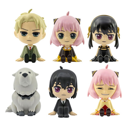 Spy x Family Bobble Hero Bobble-Head Mini-Figurer Display – 6 cm